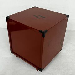 【根来塗】 小物箪笥 漆器 小物入れ  昭和レトロ 3段引出し アンティーク 小物チェスト N0322の画像
