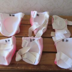 子供用自転車ヘルメット　プロテクター付きの画像