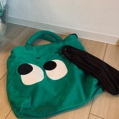 可愛いイヌ トートバッグ 
