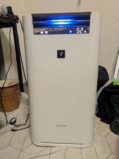 空気洗浄加湿機 SHARP KI-S50E5-W 2018年製 ion  Plasma cluster