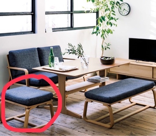 リビングでもダイニングでもつかえる ベンチ・2・オーク材