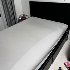 IKEA セミダブルマットレス　マットレスストッパーセット