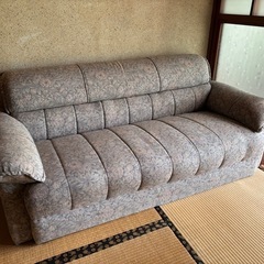中古 ソファー 布製　