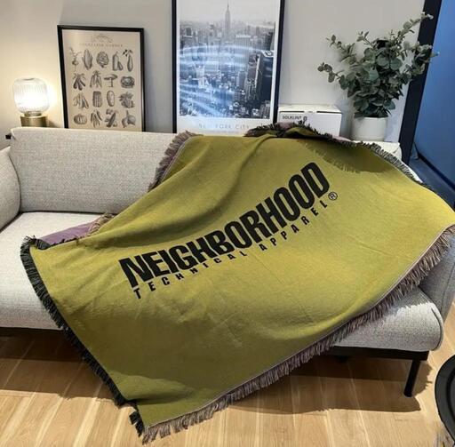 【全国発送可】【新品】NEIGHBORHOOD ブランケット ソファカバー キャンプマット　緑