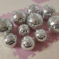 ミラーボール　10センチ×4個　15センチ×6個