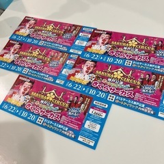 さくらサーカス  神戸公演   特別招待券　5枚 
