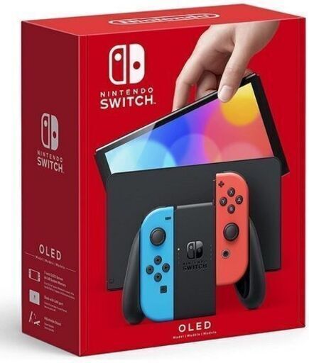 新品未開封！Nintendo Switch(有機ELモデル) Joy-Con(L) ネオンブルー/(R) ネオンレッド