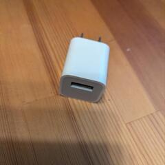 アップル純正　電源アダプター　充電　iphoneの画像