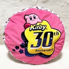 ⭐️星のカービィ⭐️30th ぷっくりロゴクッション 枕 30周年