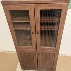 ニトリ　食器棚　キャビネット　ローキャビネット