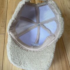 ★値下★モコモコキャップ（ベージュ）　★未使用★の画像