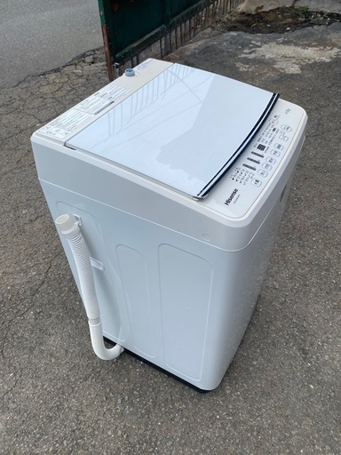?☘️大阪市から阪南市まで配達設置無料?ハイセンス洗濯機　4.5kg?保証有り