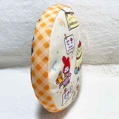 ⭐️サンリオキャラクターズ⭐️ポムポムプリン おうちパーティー ラウンドクッションの画像