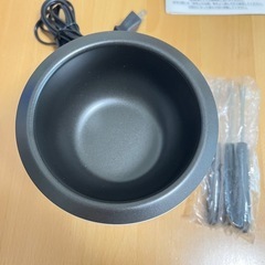 【取引終了】電気式チョコレートホンデュ　フォーク4本付きの画像