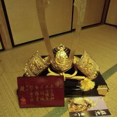 御兜 カブト 雄山 作 　兜飾り インテリア お譲りします。＊石...