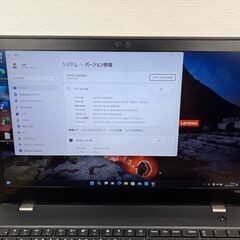 限定品＞0809大容量/大画面 Thinkpad  T580 16GB /SSD256   office Win11　第８世代　ノートパソコンの画像