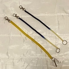 新品 未使用 キーチェーン キーリング スパイラルホルダー コイ...