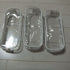 新品未使用透明ポーチ３個セット
