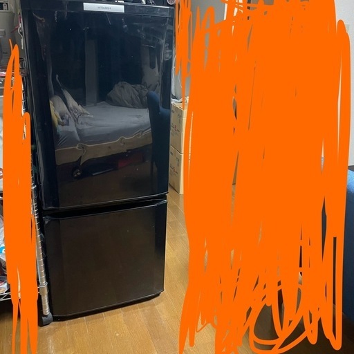 冷蔵庫 146L  三菱ノンフロン冷凍冷蔵庫
