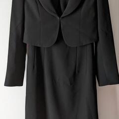 【美品】4way ブラックフォーマル ワンピーススーツ 7号 冠婚葬祭 礼服喪服の画像