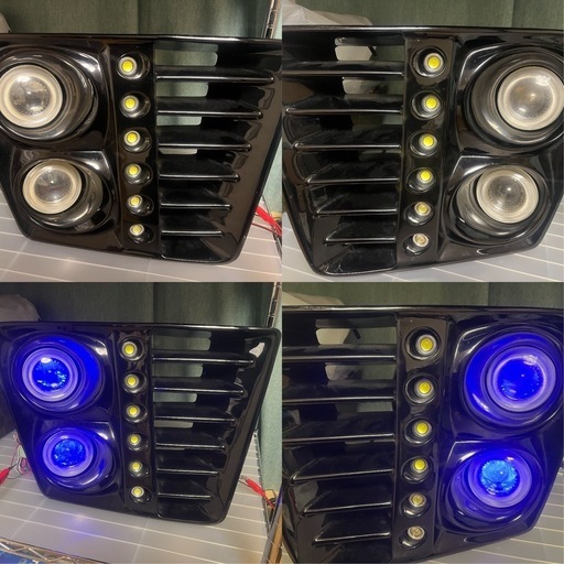 sold out）シックスセンス ヴェルファイア 20系 後期 4灯式プロジェクターフォグランプ LEDデイランプ VerＡ