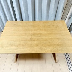 MUJI 無印良品 リビングでもダイニングでもつかえる テーブル 4 オーク材の画像