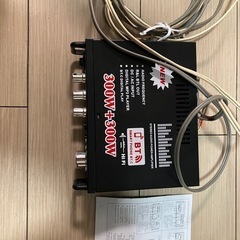 スピーカーとアンプの画像