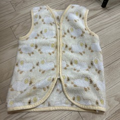 こども　そでなし　フリース　　