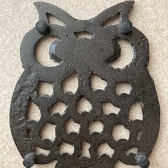 ふくろう　鍋敷きの画像