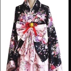 メイド風着物コスチュームMサイズの画像