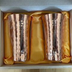 ★値下★食楽工房　ビアグラス　★未使用★の画像