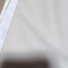 カーテン　ストライプ　2枚の画像