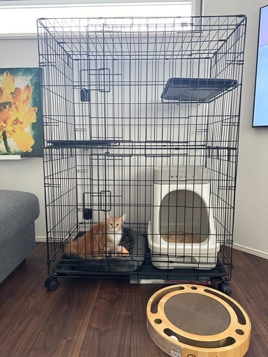 猫ケージ キャットケージ 3段