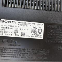 SONY KDL-40HX80R 廃盤希少HDD＆BD搭載40型...