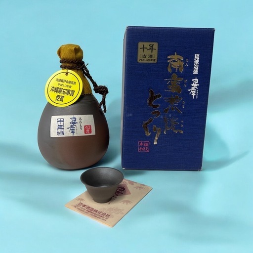 【未開栓】十年古酒 琉球泡盛 忠孝 南蛮泡盛 2000年3月