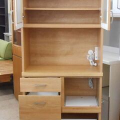 レンジボード ニトリ コパン 幅80cm ナチュラル キッチンボード COPAIN