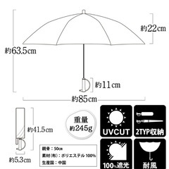 solshade日傘（遮光率100％）の画像