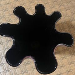【GO-131】ミッドセンチュリー フリル花瓶 マーブル 昭和レトロの画像