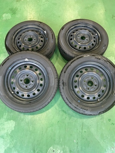 ?155/65R14　鉄チンホイール付き ４本?中古