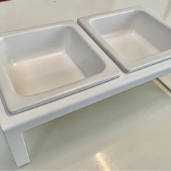 山崎実業　ペットフードボウルスタンドセット