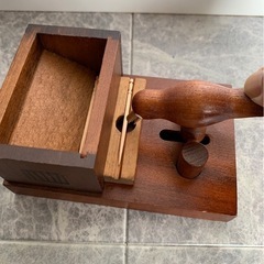爪楊枝入れ　からくり　昭和レトロの画像