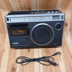（ジャンク）SONY CF-1980 Ⅱラジカセ 昭和レトロ