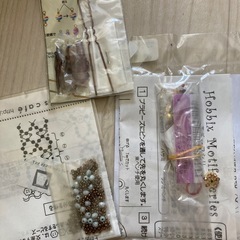 ビーズ　手芸キット3つセットの画像
