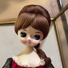 【GO-140】スキヨドール フランス人形 ガラスケース付き 昭和レトロの画像