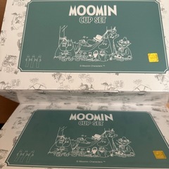 【新品】MOOMIN CUP SET  ムーミン　ガラスカップセットの画像