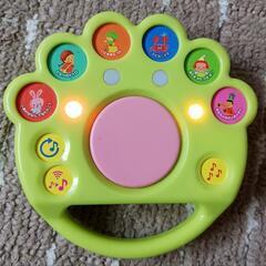 ★光るタンバリン+歌入り★幼児向け　電池入り