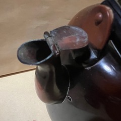 【GO-144】やかん 薬缶 水注 腰黒 口蓋 昭和レトロ 茶道具の画像