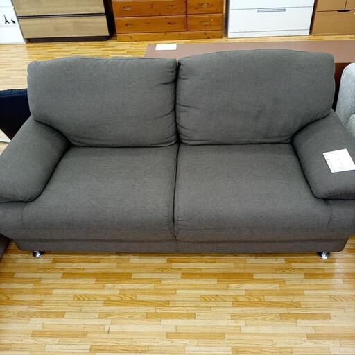 ★ジモティ割あり★ 二人掛けソファー　カーキ　クリーニング済　YJ3587