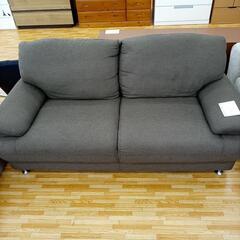 ★ジモティ割あり★ 二人掛けソファー　カーキ　クリーニング済　YJ3587