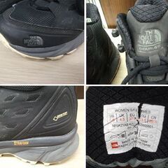ノースフェイス トレッキングシューズ ゴアテックス 23.5㎝ ブラック/黒 レディース THE NORTH FACE 苫小牧西店 の画像